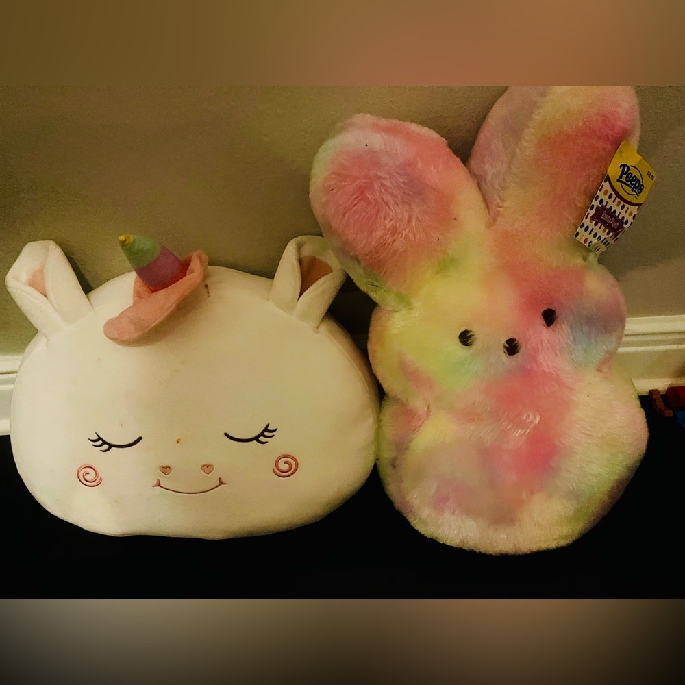 Large Peeps Multicolor Bunny Plush Toy